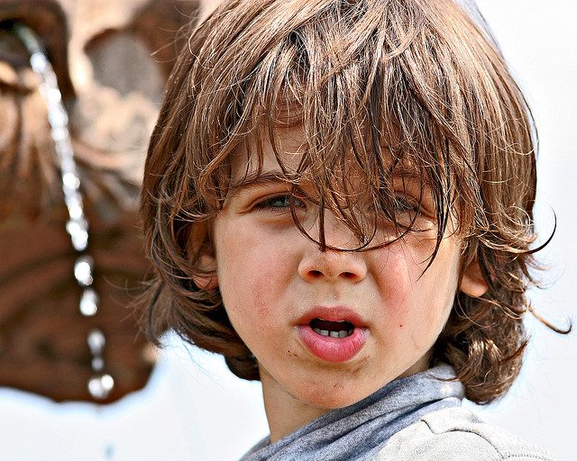 Padre di un bambino timido