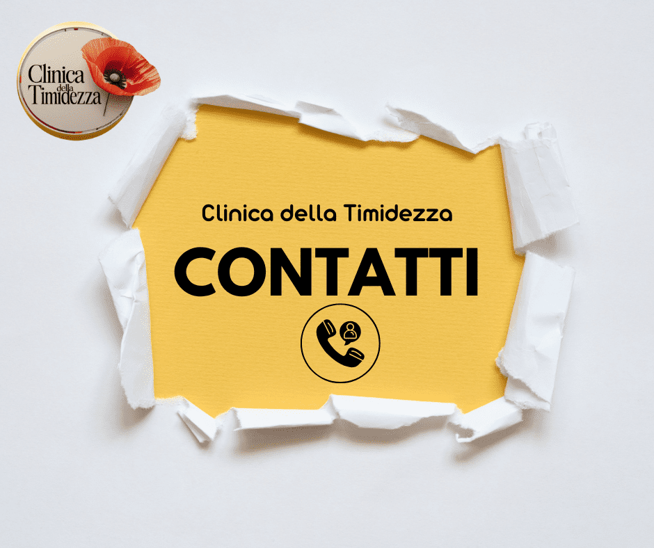 Contatti Psicoterapia per Ansia Sociale e Timidezza | Online e Ancona, Fabriano, Civitanova Marche